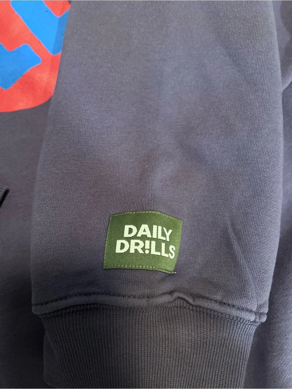 Daily Drills Limited Edition 300K Cherry Oversized Crew - Navy Size M/L NWOT